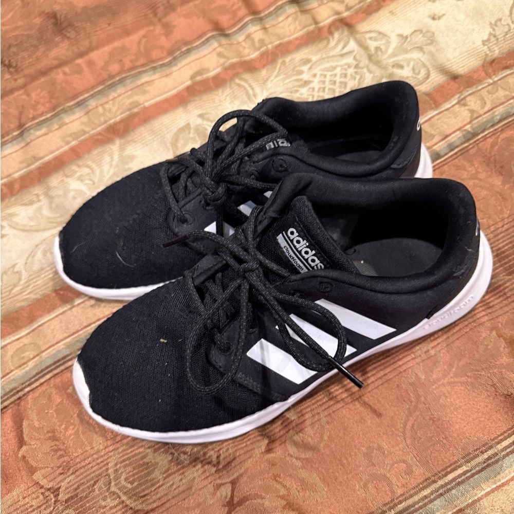 Adidas Classic Black Sneakers with White Accents